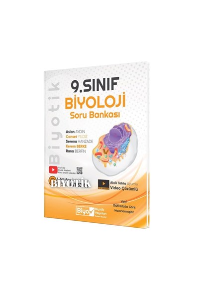 Biyotik Yayınları 9. Sınıf Biyoloji Soru Bankası