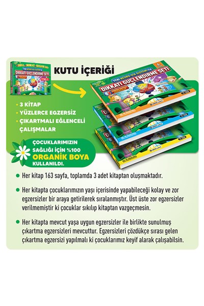 Dikkati Güçlendirme Seti 11 Yaş