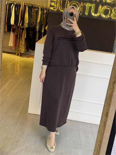 FUAT GÜRSEN Fashion Detaylı Etekli Takım
