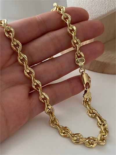 Özel Seri Cuban Zincir Kolye 45cm