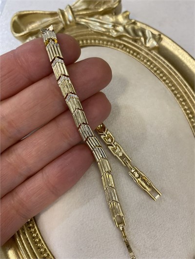 Taşlı Luna Bileklik (17cm+ek)