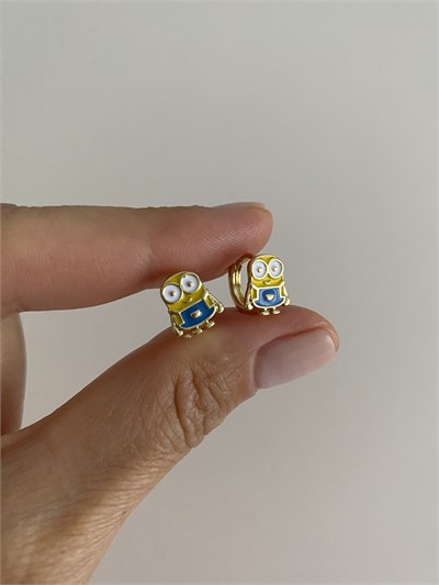 Özel Seri Çocuk Minion Küpe