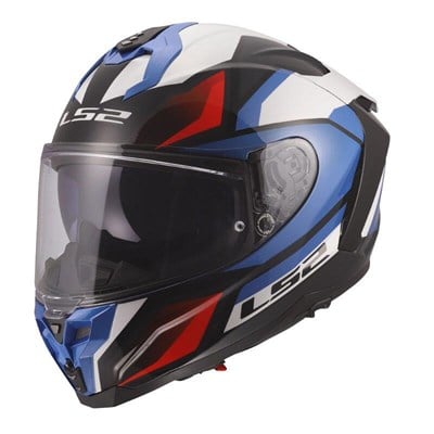 LS2 CHALLENGER 2 VIPER BEYAZ-MAVİ-KIRMIZI KASK