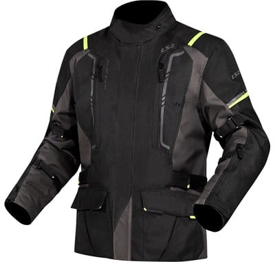 LS2 NARVIK MONT GRİ-SİYAH-NEON SARI