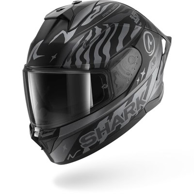 SHARK SKWAL CUP SPEED FANCY MAT BLACK ANTHRACITE SILVER