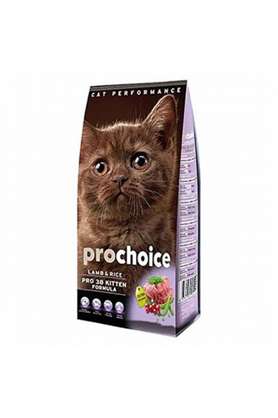 Pro Choice Pro 38 Kitten Kuzulu ve Pirinçli Yavru Kedi Maması 2 Kg
