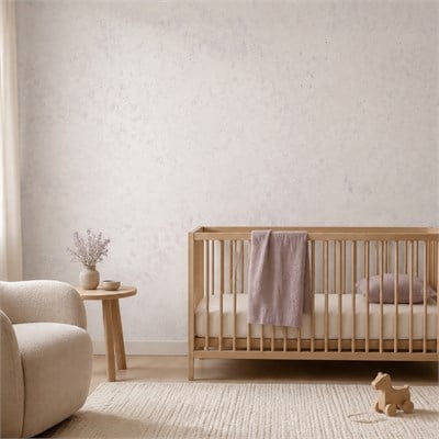 Açık Ekru Pudra Efektli Düz Duvar Kağıdı 8532-2