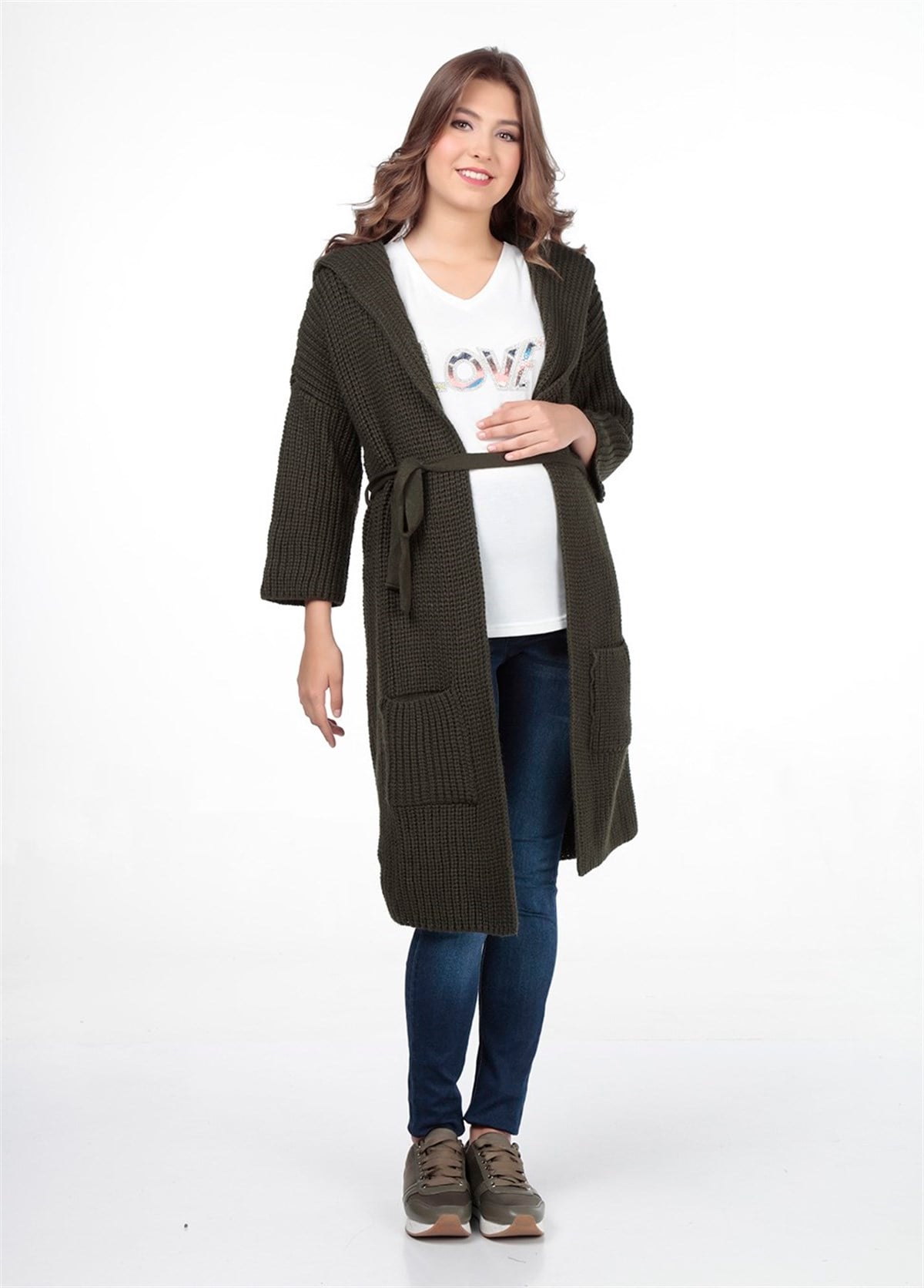 6095 Triko Kazak Yeşil