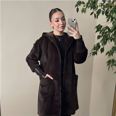 Fermuarlı Angora Kaban Acı Kahve