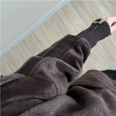 Fermuarlı Angora Kaban Acı Kahve