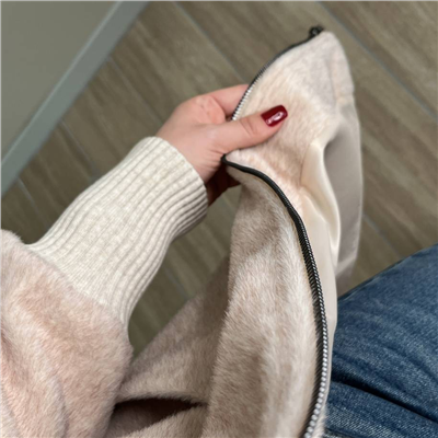 Fermuarlı Angora Kaban Bisküvi Renk