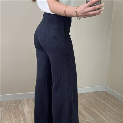 Lacivert Süet Pantolon