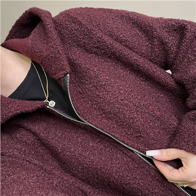 Premium Buklet Ceket Bordo
