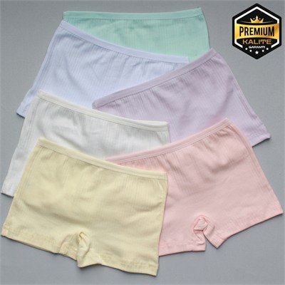 DEZA FİTİLLİ ESNEK PENYE KIZ ÇOCUK BOXER