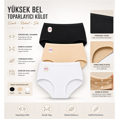 DEZA YÜKSEKBEL MODAL TOPARLAYICI BATO KÜLOT
