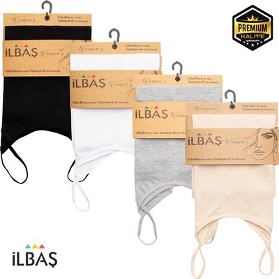 İLBAŞ TEKLİ PAKET VİSKON DÜZ İP ASKI BAYAN ATLET