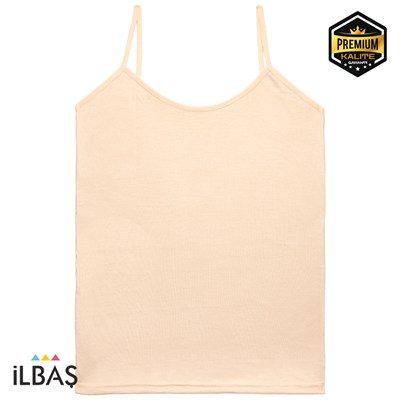 İLBAŞ TEKLİ PAKET VİSKON DÜZ İP ASKI BAYAN ATLET