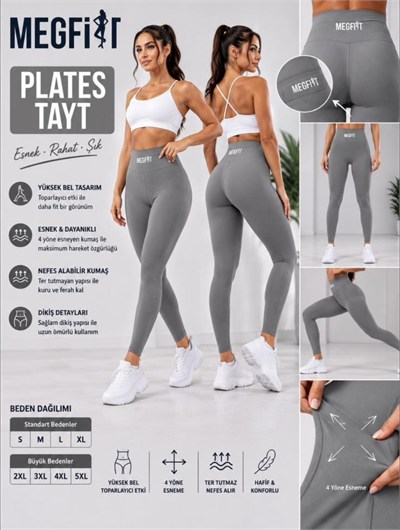 MEG-FİT YÜKSEKBEL TOPARLAYICI TAYT 5976