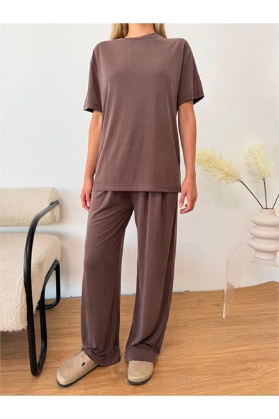 MODAL SÜPREM PANTOLON VE T-SHIRT TAKIM