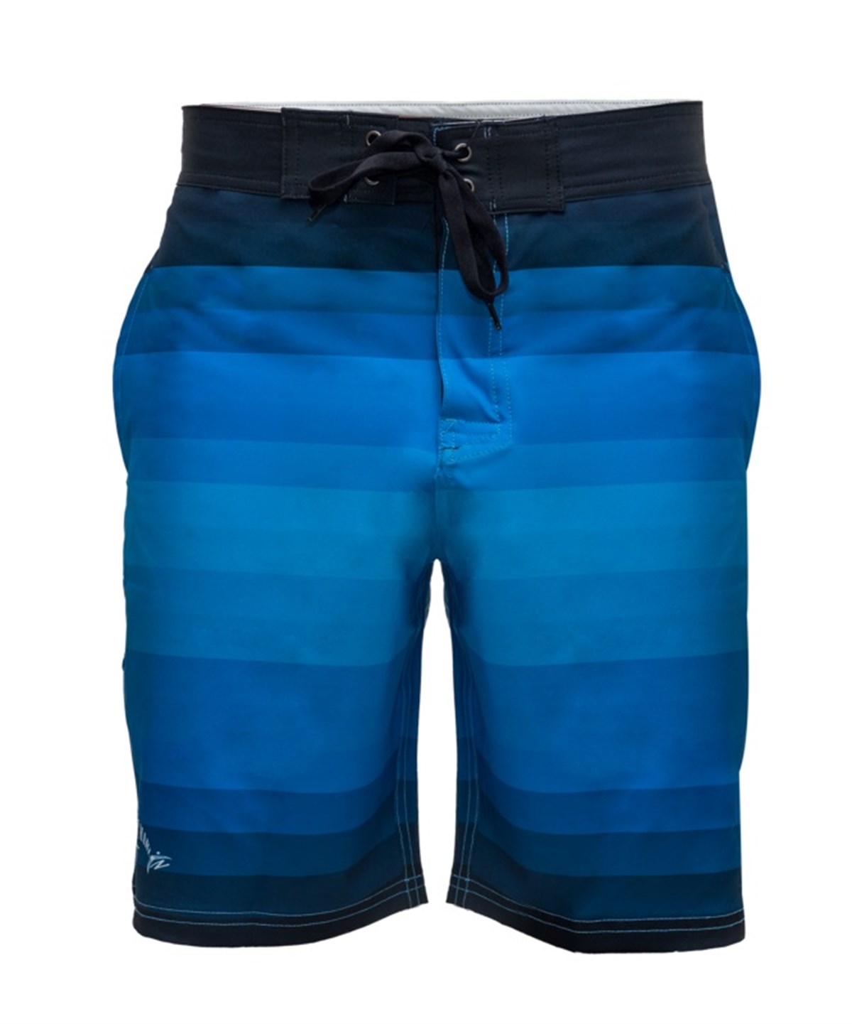 Bob Marlin Board Short Blue Stripey