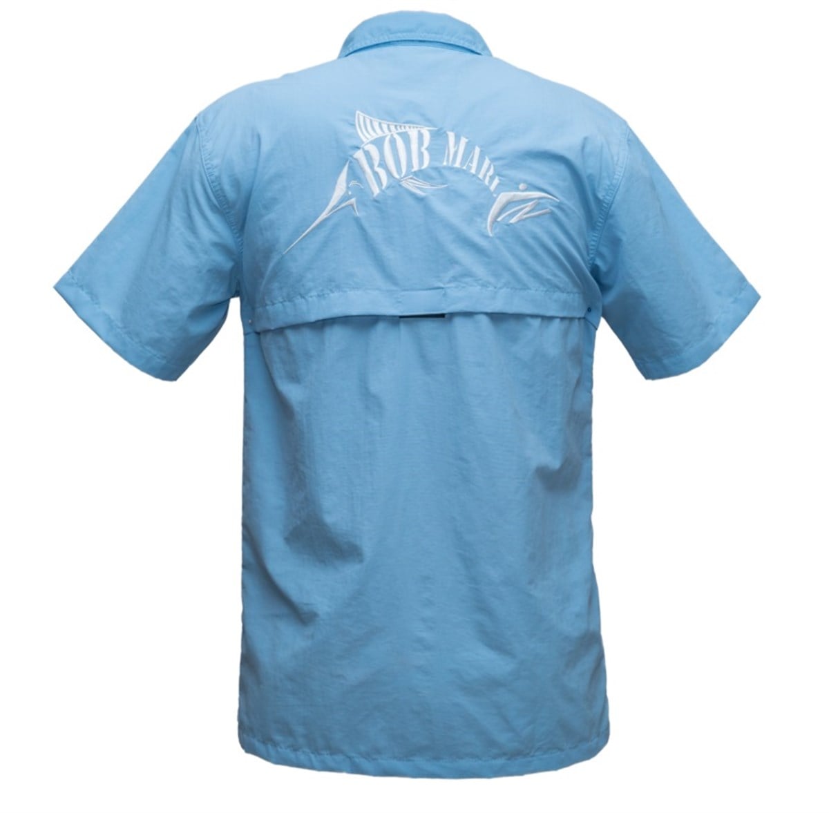 Bob Marlin Button Up Shirt Blue