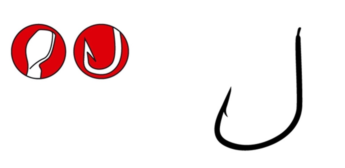 GAMAKATSU HOOK LS-1810N (NICKEL) No:8