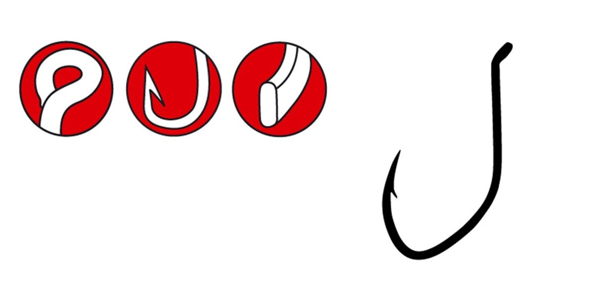 GAMAKATSU HOOK LS-4644F No:2/0