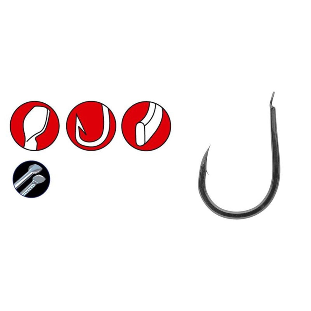 GAMAKATSU HOOK V-HEAD LS-3410T N/L No:5