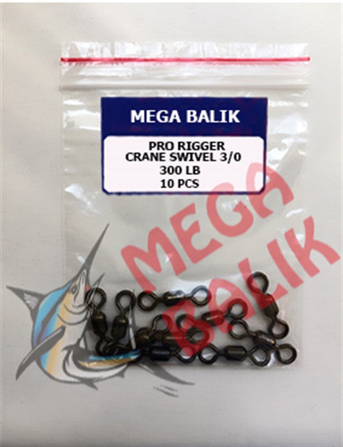 LEADERTECH HD Crane Swivel 3/0 (10 piece)