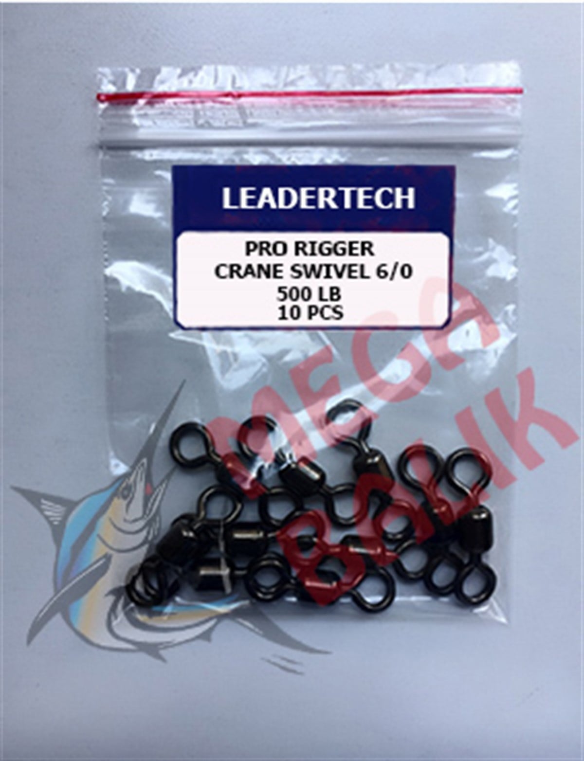 LEADERTECH HD Crane Swivel 6/0 (10 piece)