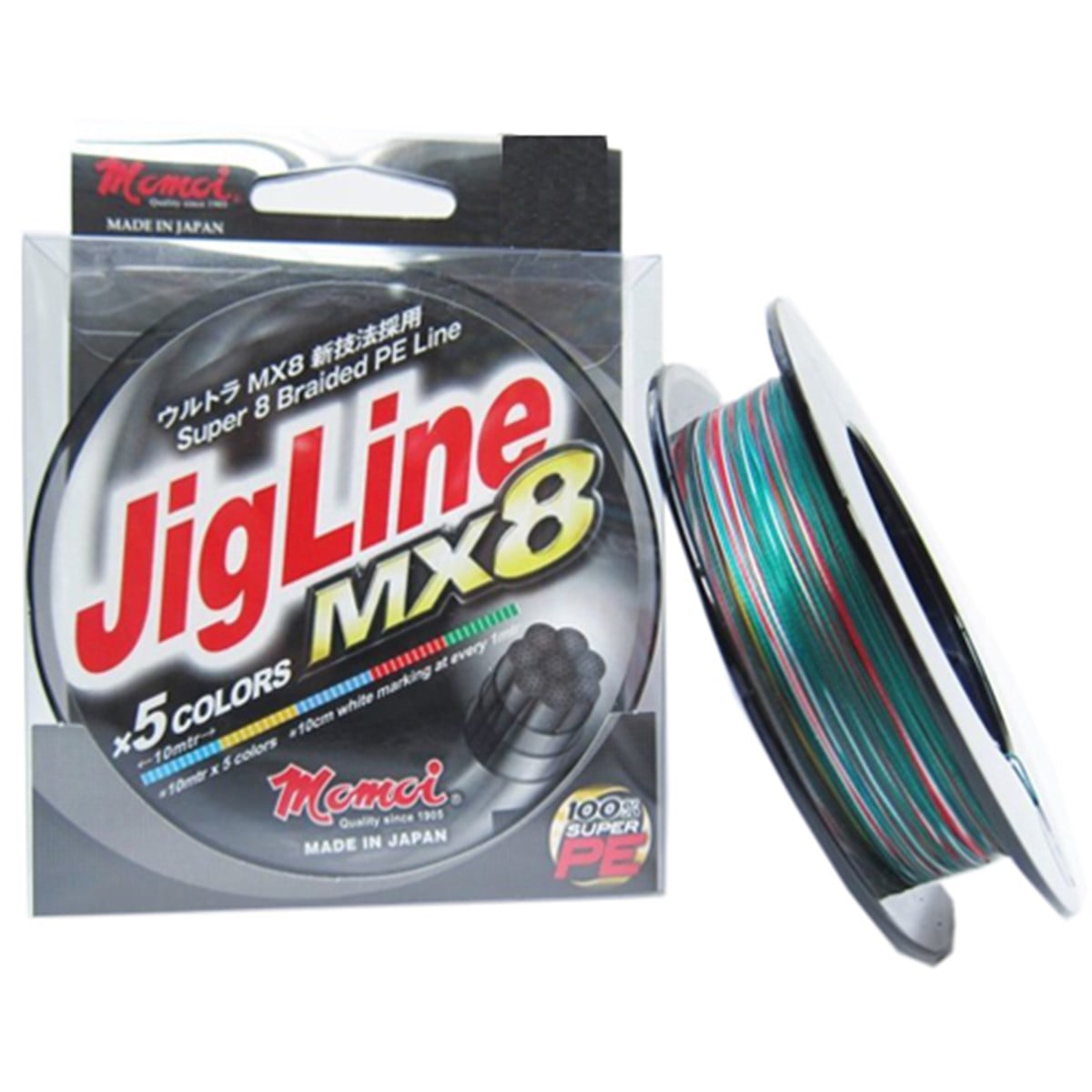 MOMOI JIGLINE MX8 0,26mm (45lb/20kg) 300mt Multi C