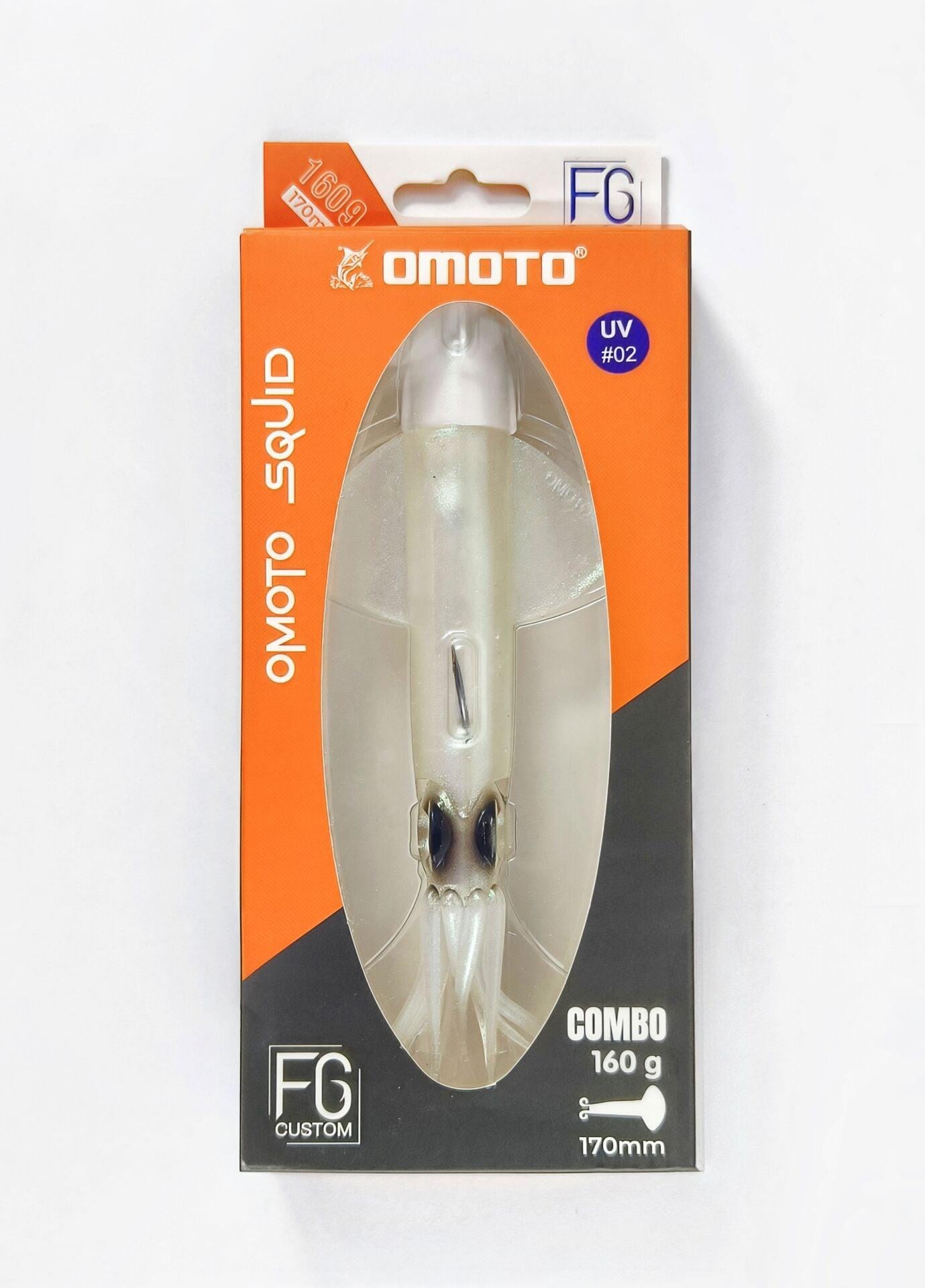 OMOTO FG CUSTOM SQUID 160gr #2 BLUE FLASHES WHITE