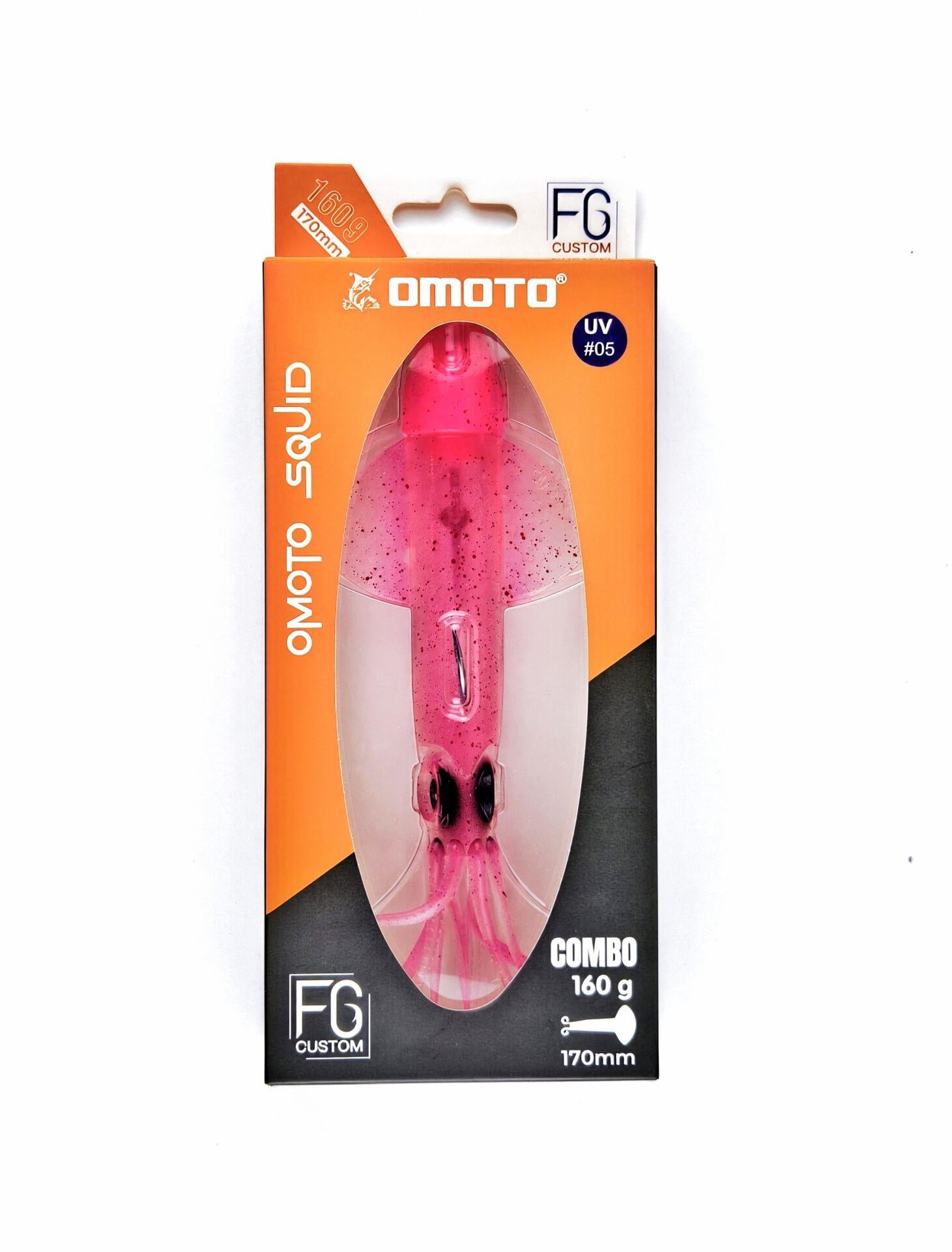 OMOTO FG CUSTOM SQUID 160gr #5 PINK KRAKEN
