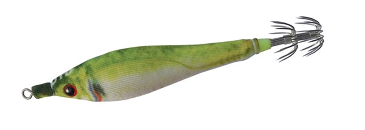 DTD Soft Real Fish 1.5 Sugarello Green (Red Glow)