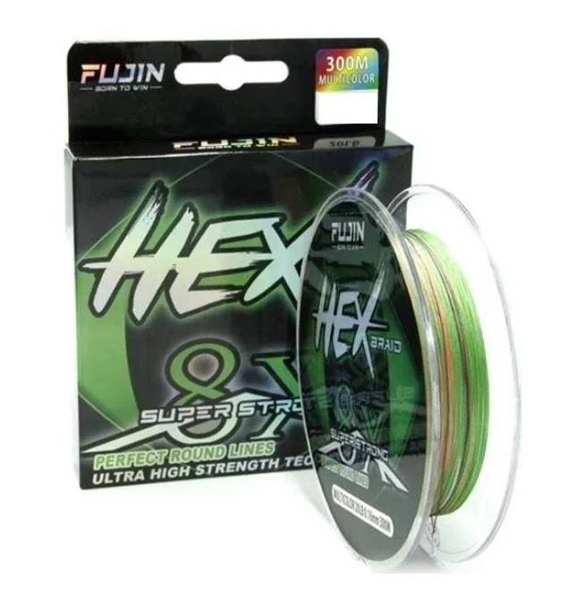 FUJIN Hex 8X 0,18mm 300mt. Multi Color