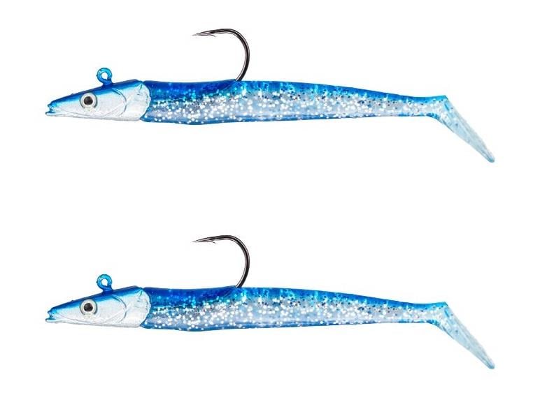 FUJIN Zand Eel 11cm 7-14g Double Combo Blue Silver