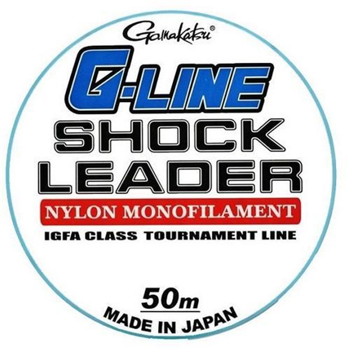 GAMAKATSU G-LINE SHOCK LEADER 50m 100lbs 0.87mm