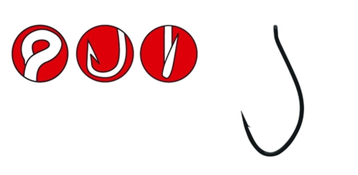 GAMAKATSU HOOK LS-2293F Ring Eye SERIE No:14