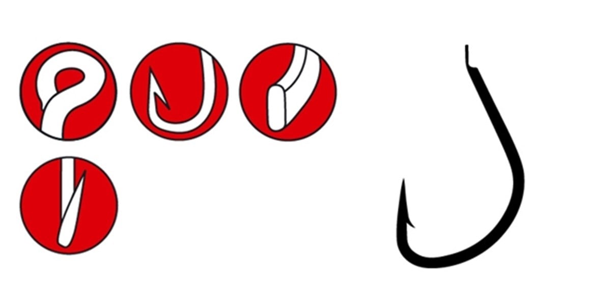 GAMAKATSU HOOK LS-3510F Black No:4