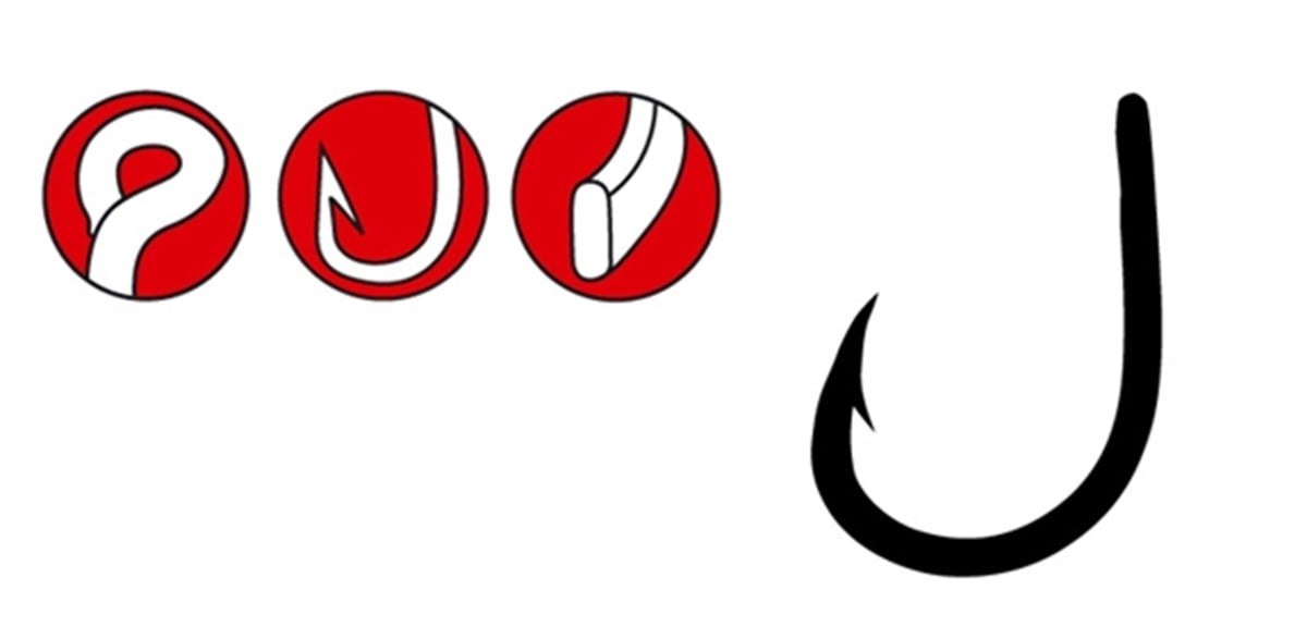 GAMAKATSU HOOK LS-4123F Black No:4