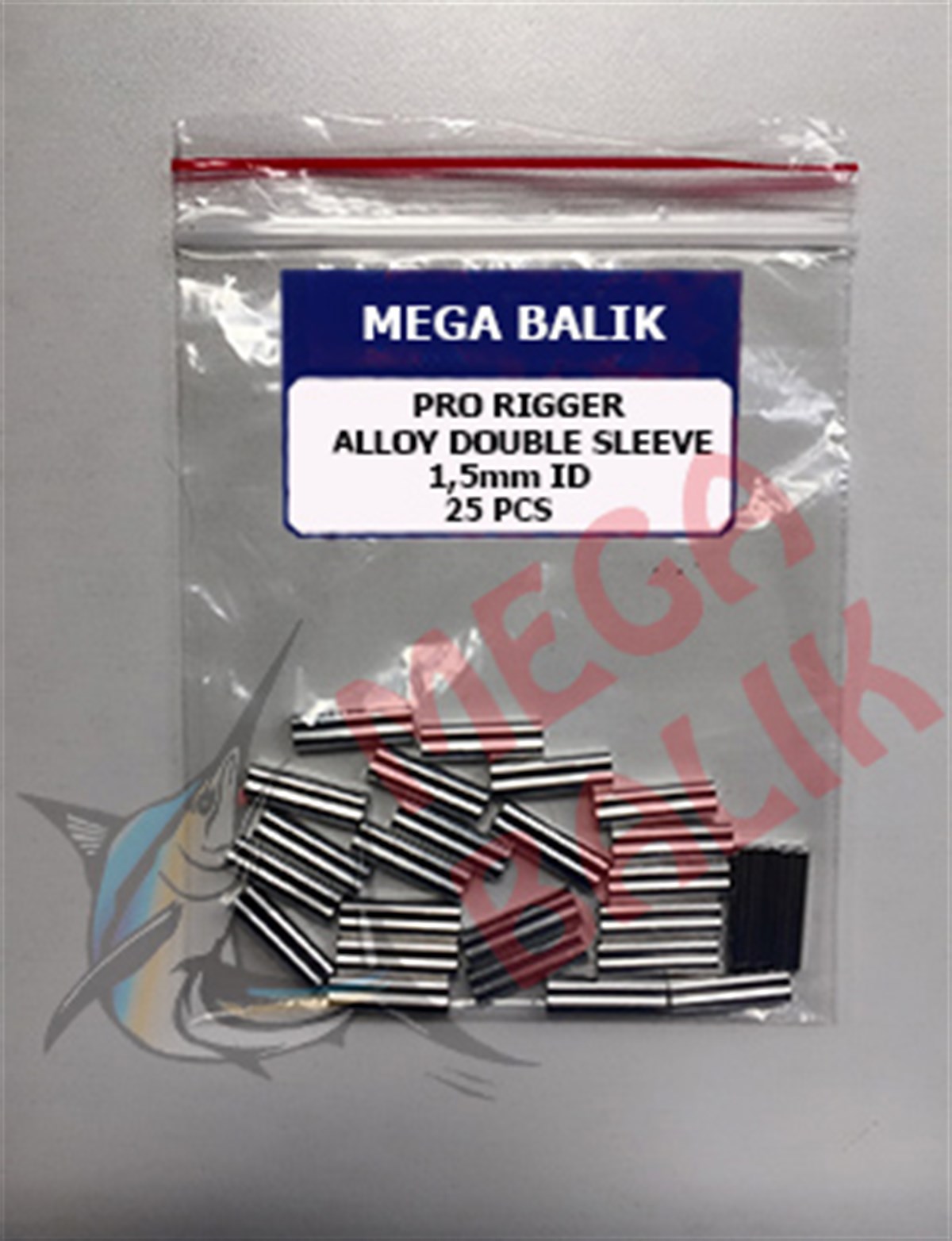 MEGA HD Aluminium Double Sleeve, 1,5 mm (25 piece)