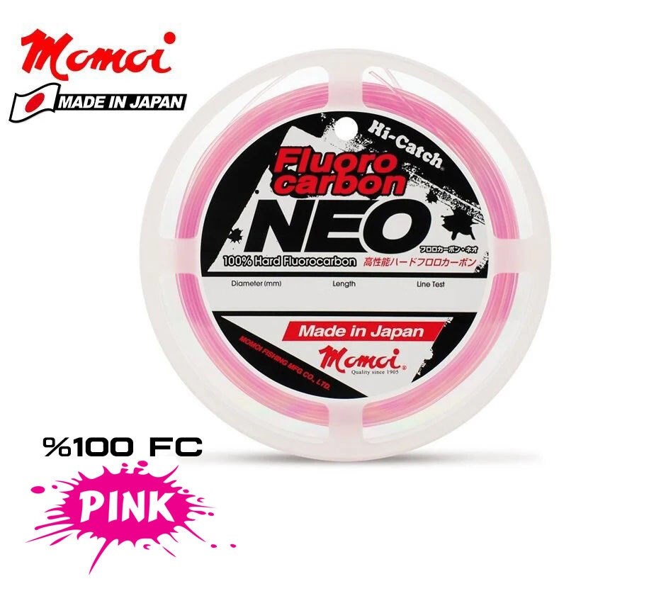 MOMOI HI-CATCH Fluorocarbon Neo 60lb(0.74mm)50mt P