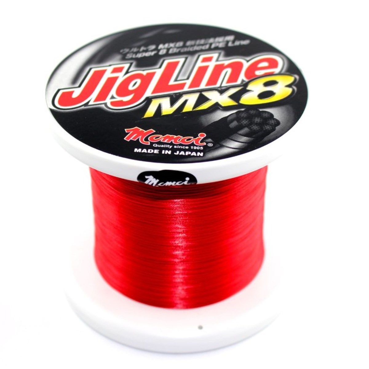 MOMOI JIGLINE MX8 0,40mm (90lb/40kg) 500mt Red