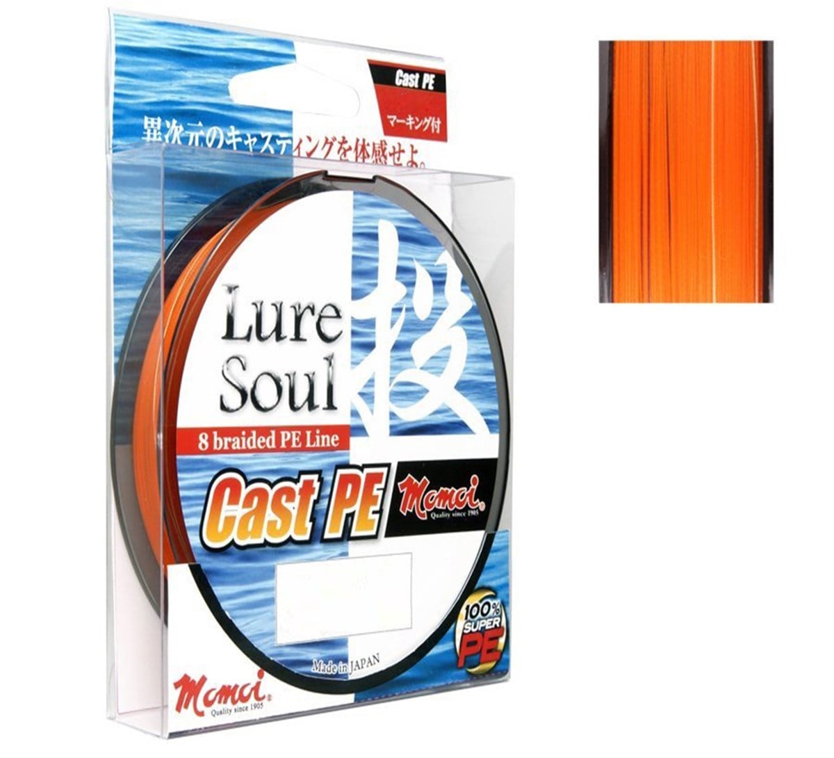 MOMOI LURESOUL CAST PE 0,23mm (40lb/18kg) 300mt Or