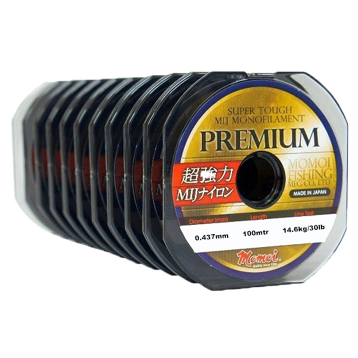 MOMOI PREMIUM 0,437mm #7 (14,6kg/30lb) 100mt Clear