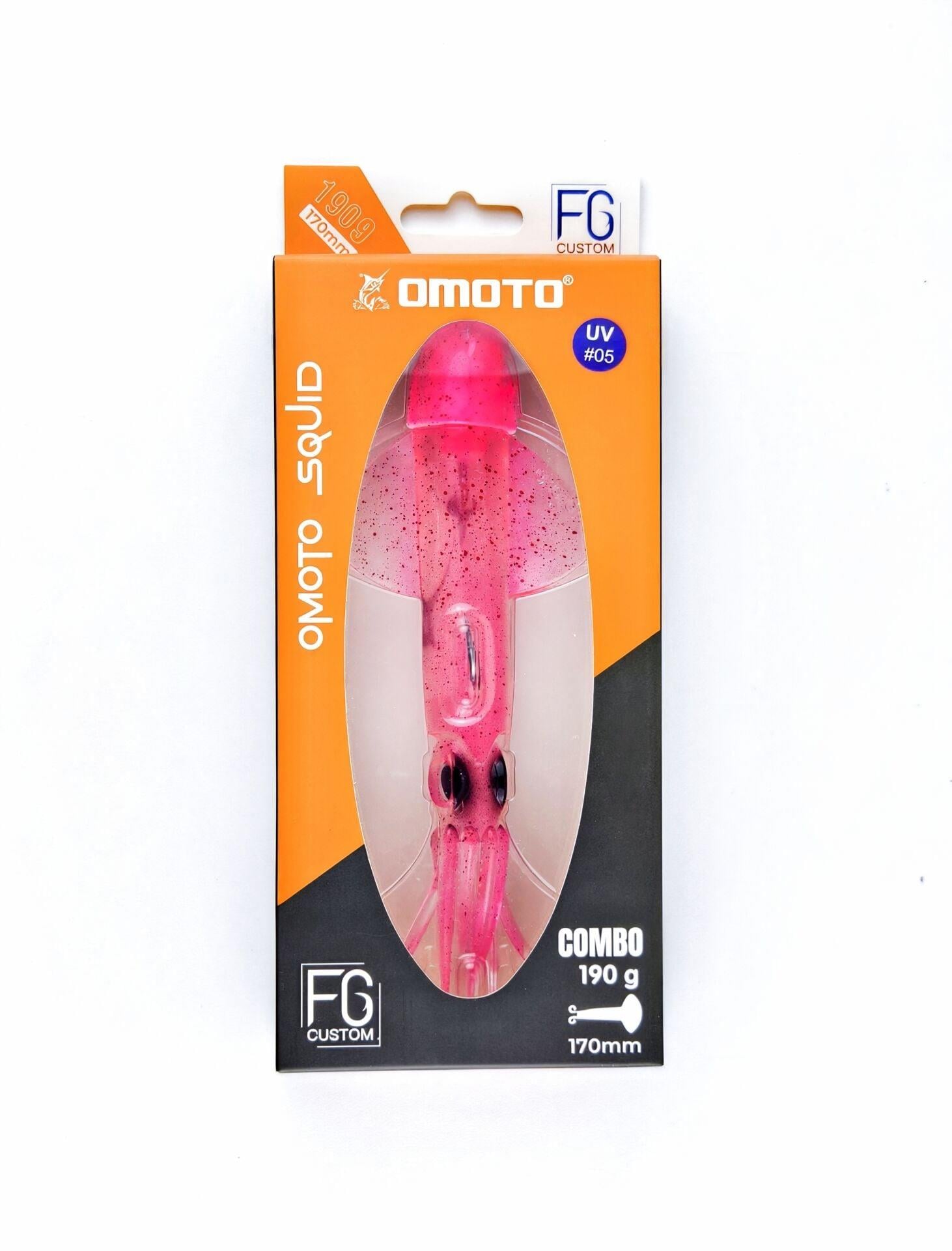 OMOTO FG CUSTOM SQUID 190gr #5 PINK KRAKEN