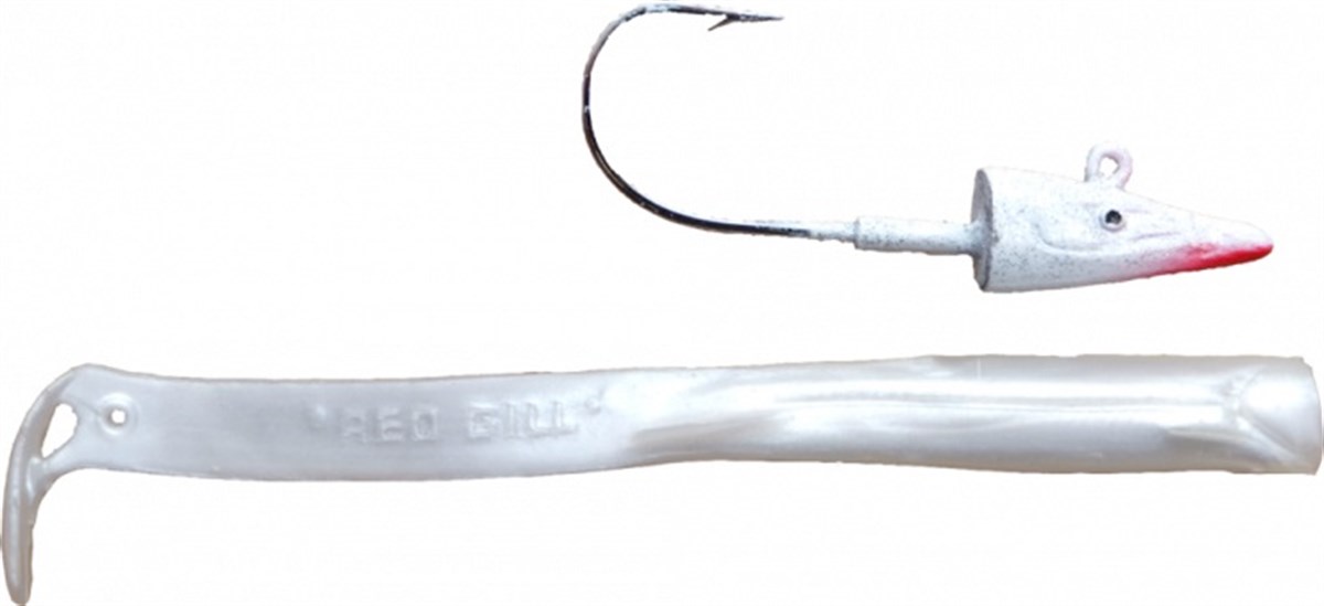 Red Gill 130mm Silver Pearl Evo V8 Jig Series