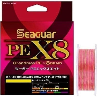 SEAGUAR Grandmax X8 23lb 0,185mm 300mt Multi Color