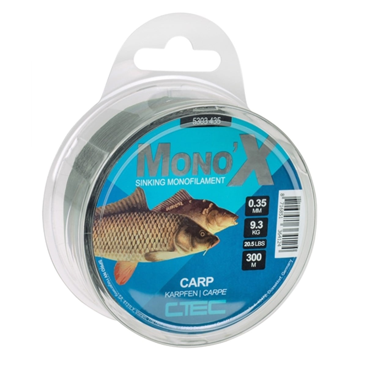SPRO C-TEC BLACK CARP 0.30mm-7.6kg 400M