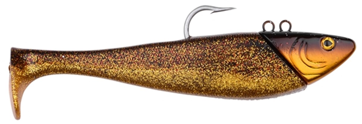 SPRO MEGA JIG SHAD 275g 20cm GOLDEN (2'li Paket)